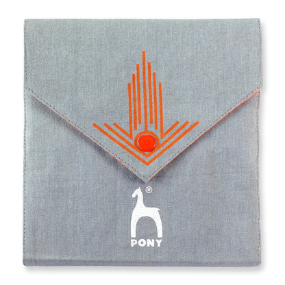 Pony Complete Knitting & Crochet Set Grey & Orange