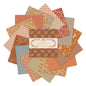 Tilda Fabric: Charm Pack: Permanent: Creating Memories: 12.5 x 12.5cm: Autumn: 32 Pieces
