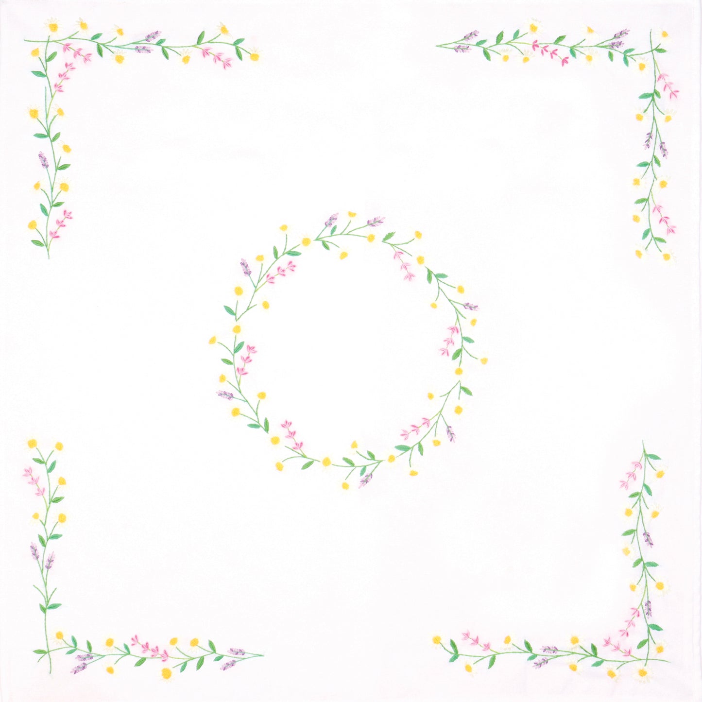 Trimits Embroidery Kit: Tablecloth: Daisy Chain
