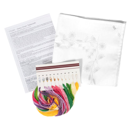 Trimits Embroidery Kit: Tablecloth: Daisy Chain