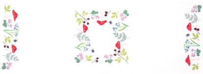 Trimits Embroidery Kit Table Runner: Toadstools