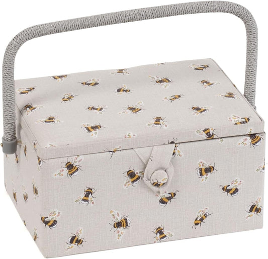 Hobby Gift Medium Sewing Craft Hobby Storage Box Bees