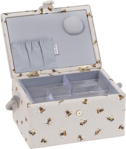 Hobby Gift Medium Sewing Craft Hobby Storage Box Bees