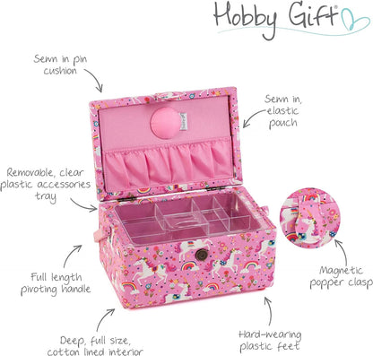 Hobby Gift Medium Sewing Craft Hobby Storage Box, Rectangle, Magical