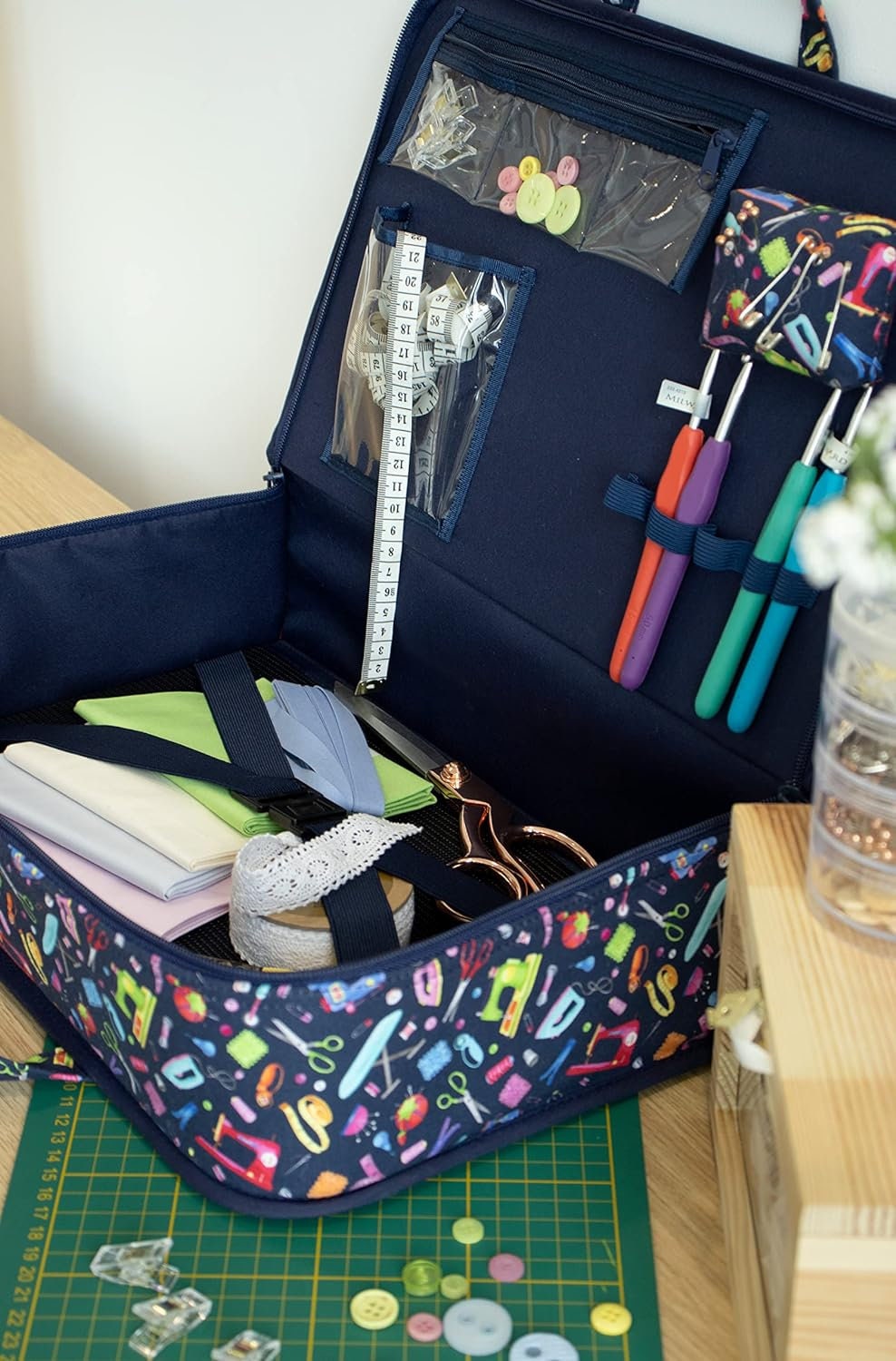 Hobby Gift Project Travel Storage Case, Mini Sewing Machines