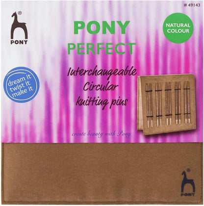 Pony Knitting Pins Circular Interchangeable Perfect Set Luxury Gift Case 3 - 6mm