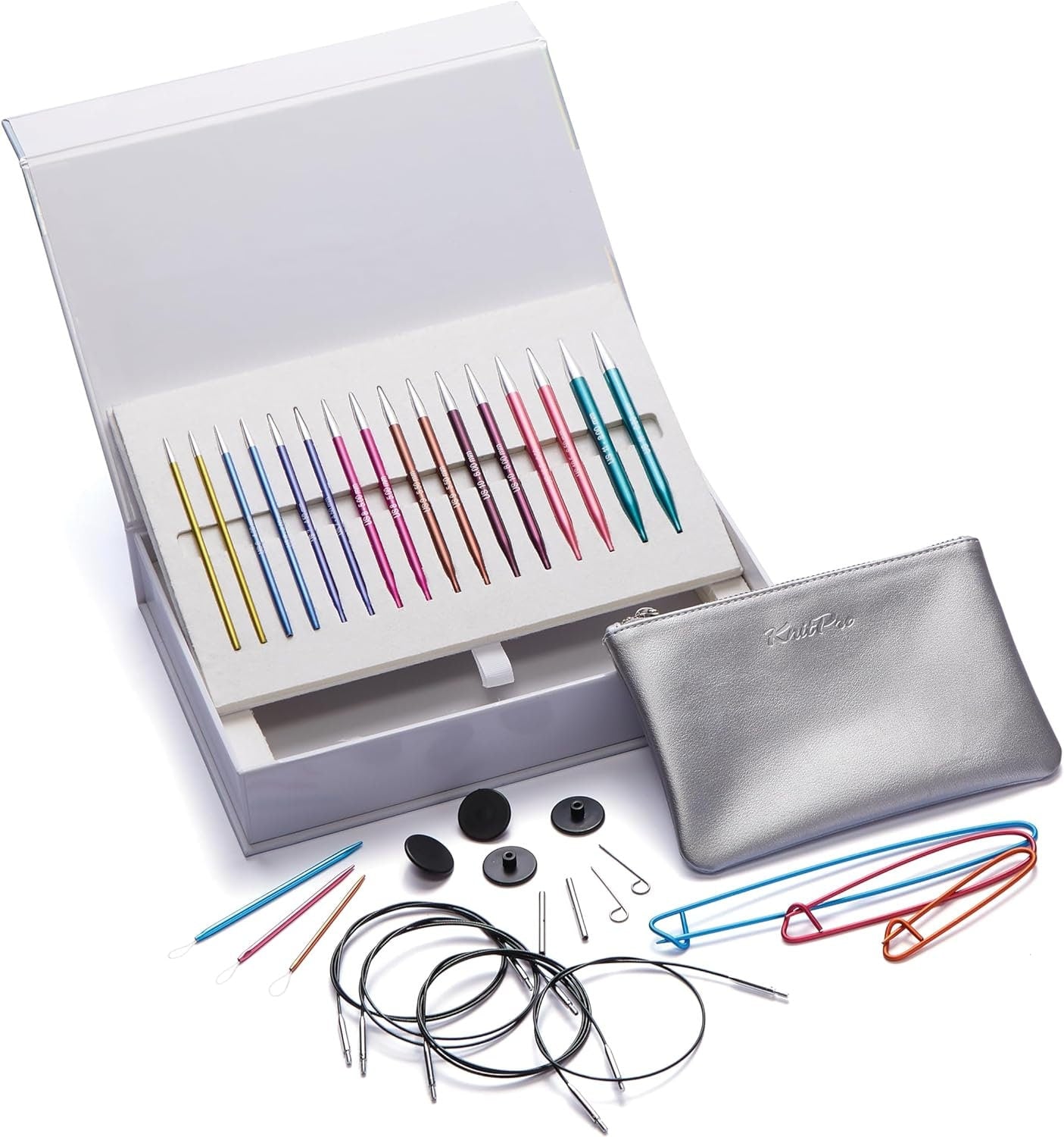 KnitPro KnitPro Deluxe Gift Set - Zing Interchangeable Circular Needles (3.50-8.00mm) with Accessories