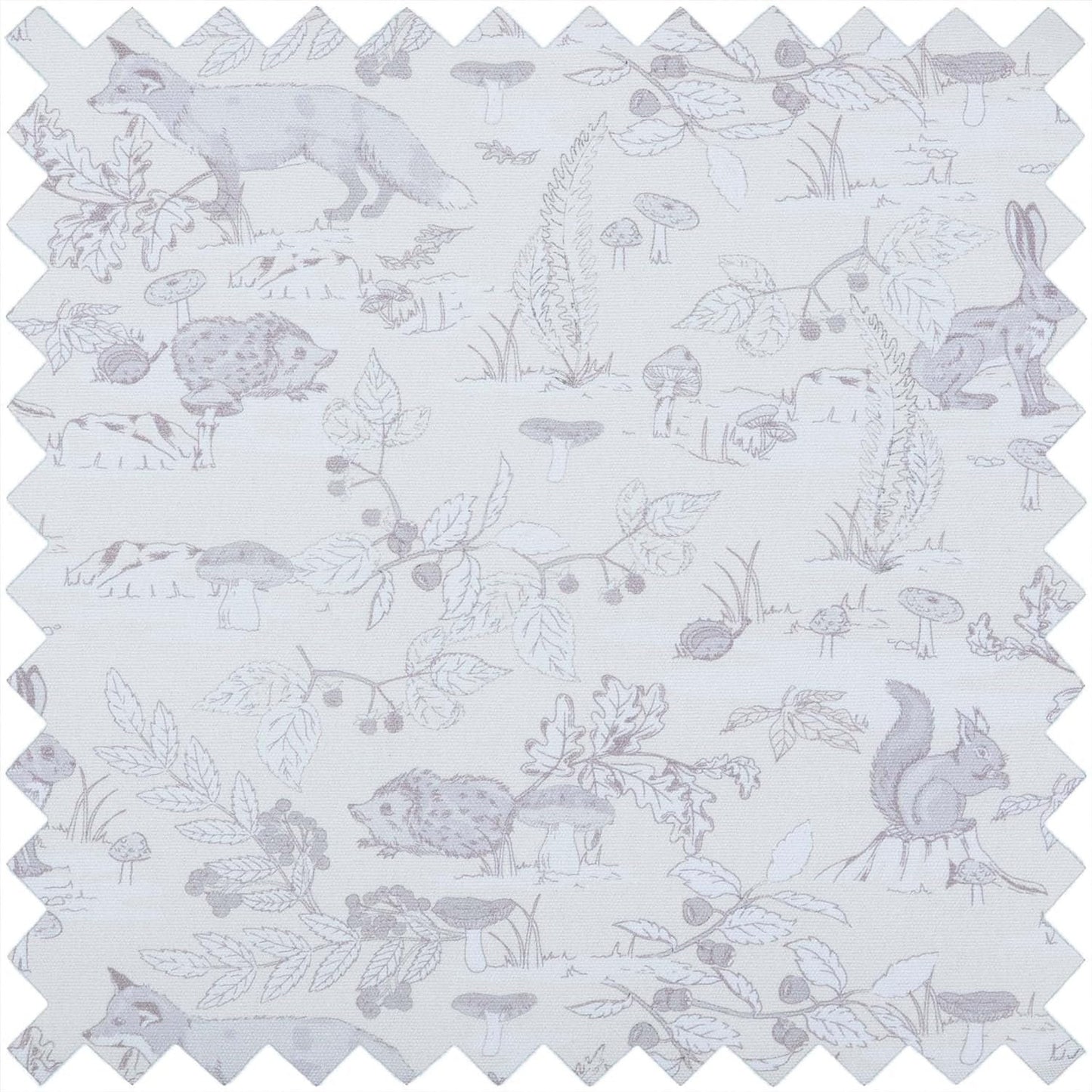 Hobby Gift Sewing Box (M) Fold-Over Lid Woodland Toile