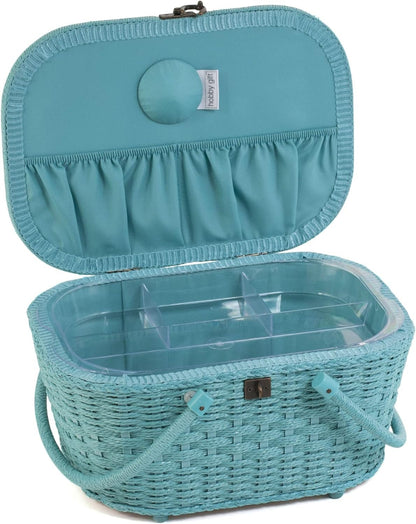 Hobby Gift Sewing Box Wicker Basket Flutterby Large size