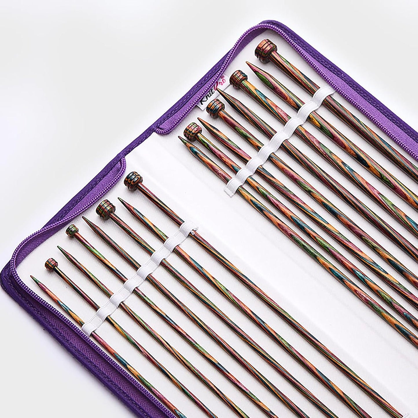 KnitPro Symfonie Wooden (30cm, 3.5-8.00mm) Single-Pointed Knitting Needle Set