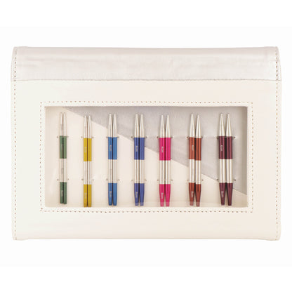 KnitPro Knitting Pins Interchangeable Deluxe Smart Stix Set of 7 and Accessories