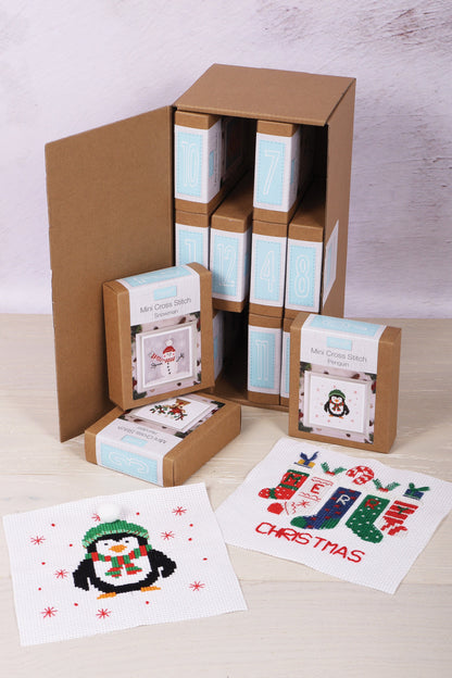 Trimits Advent Calendar Cross Stitch Kits: 12 Doors