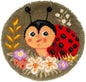 Vervaco Latch Hook Kit Shaped Rug: Ladybug