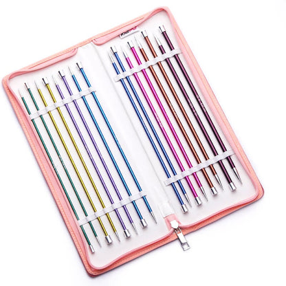 KnitPro Knitting Pins Single-Ended Zing aluminum Deluxe Set 35cm