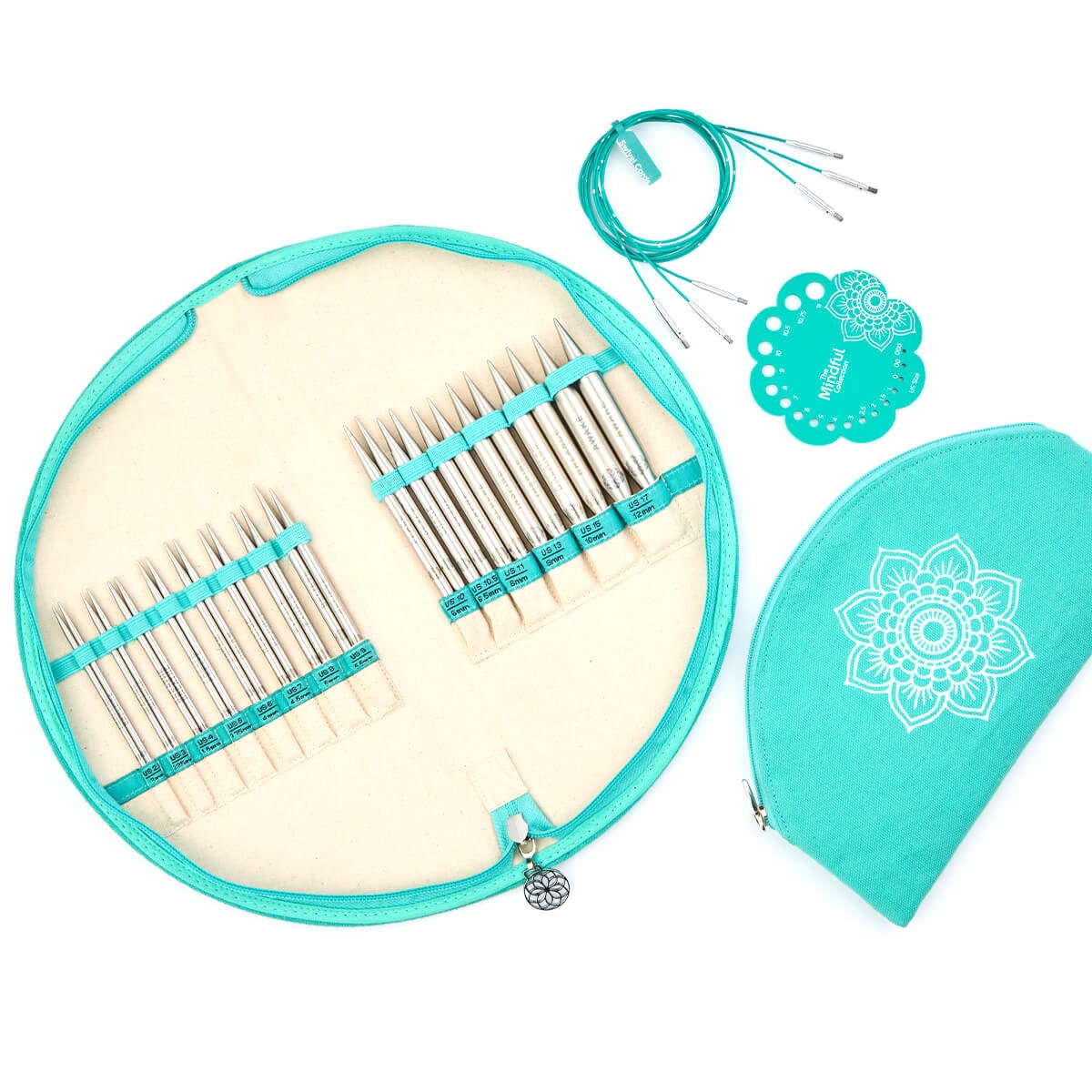 Knitting Pin Set Circular Interchangeable The Mindful Collection Affection 13cm